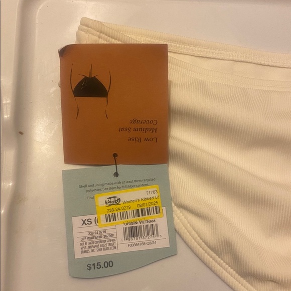 Shade & Shore White Bikini Panty - Picture 3 of 4